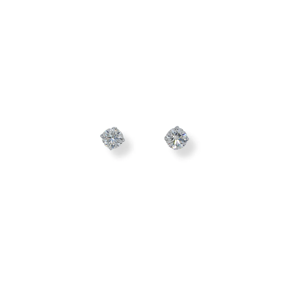 18ct gold diamond earrings