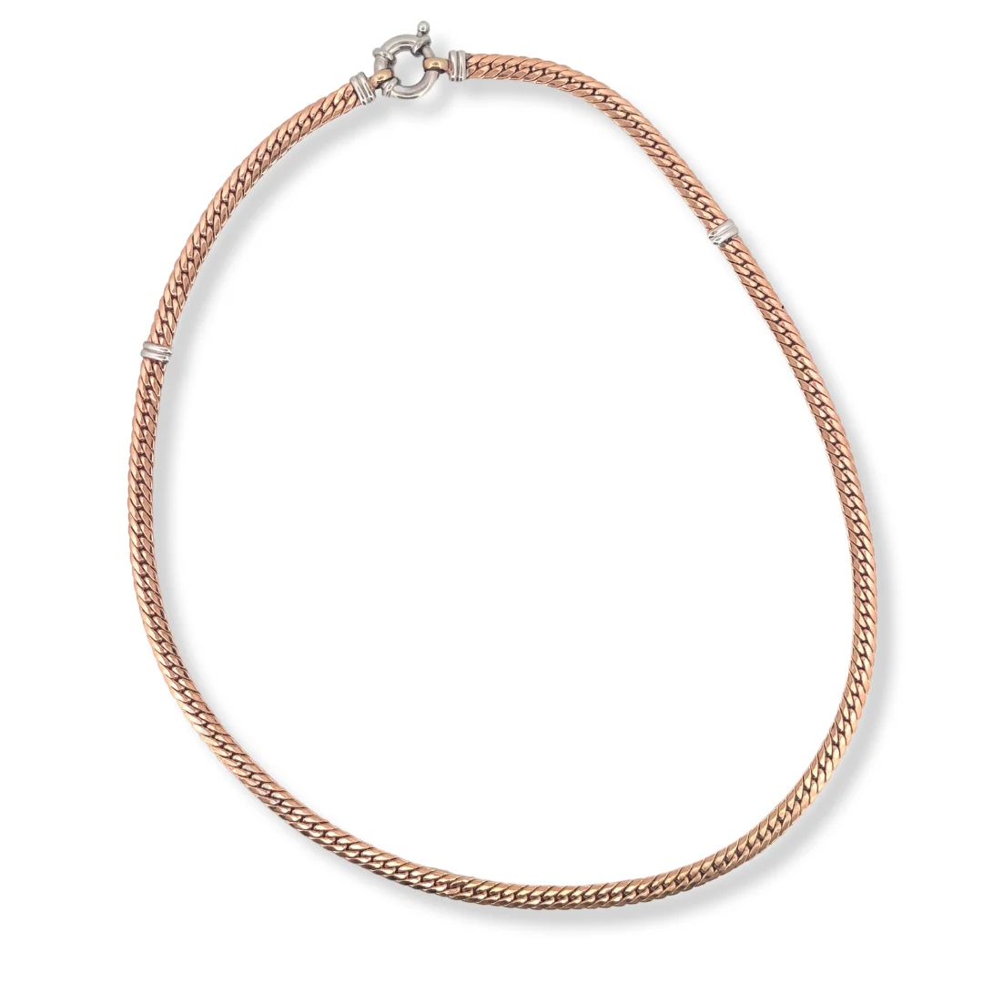 9ct 2/tone necklace - Image 3