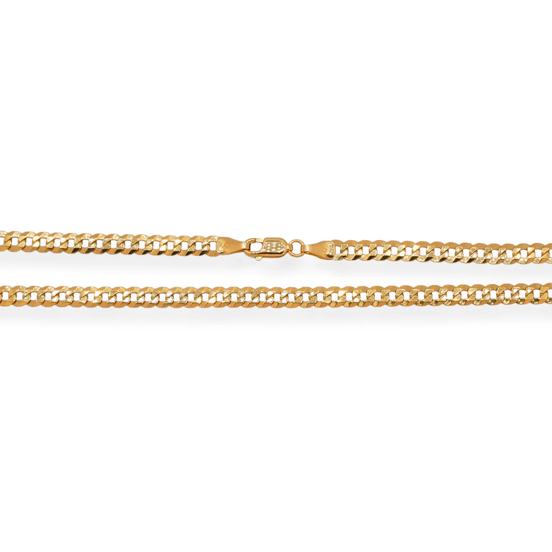 9ct gold curb chain - Image 2