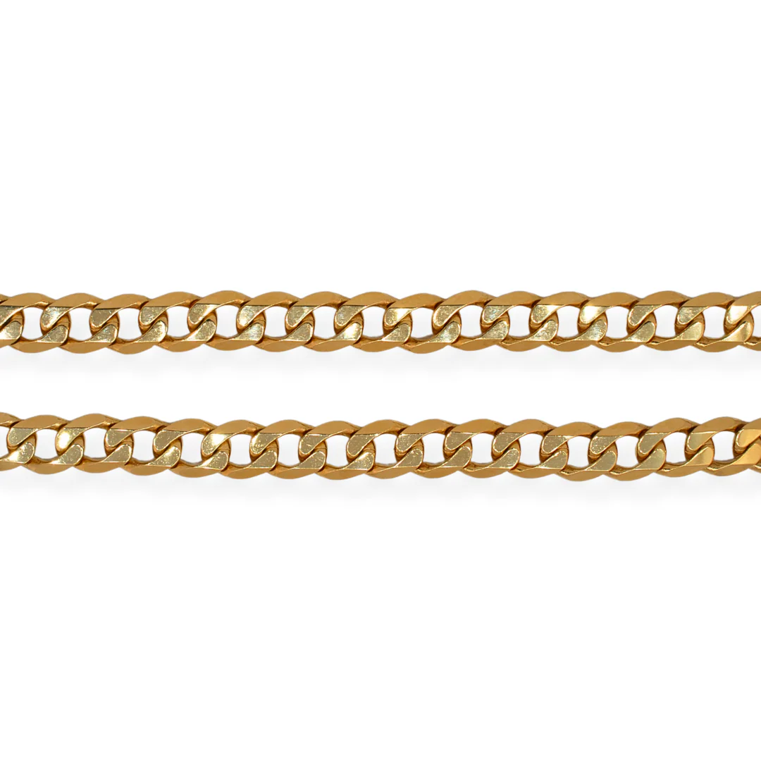 9ct gold curb chain