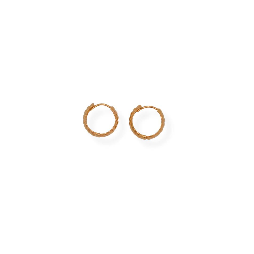 9ct gold earrings - Image 2