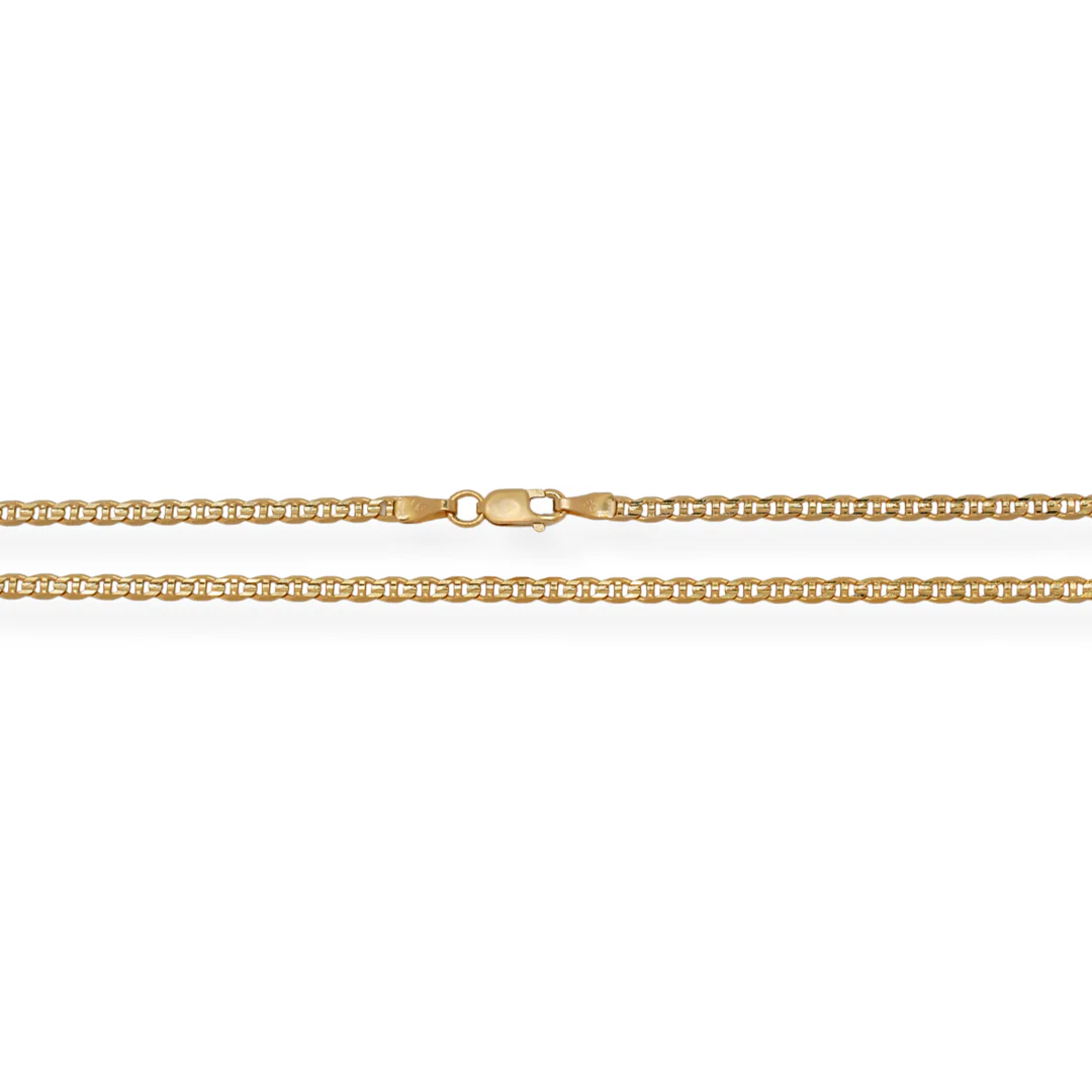 9ct gold marina curb chain - Image 2