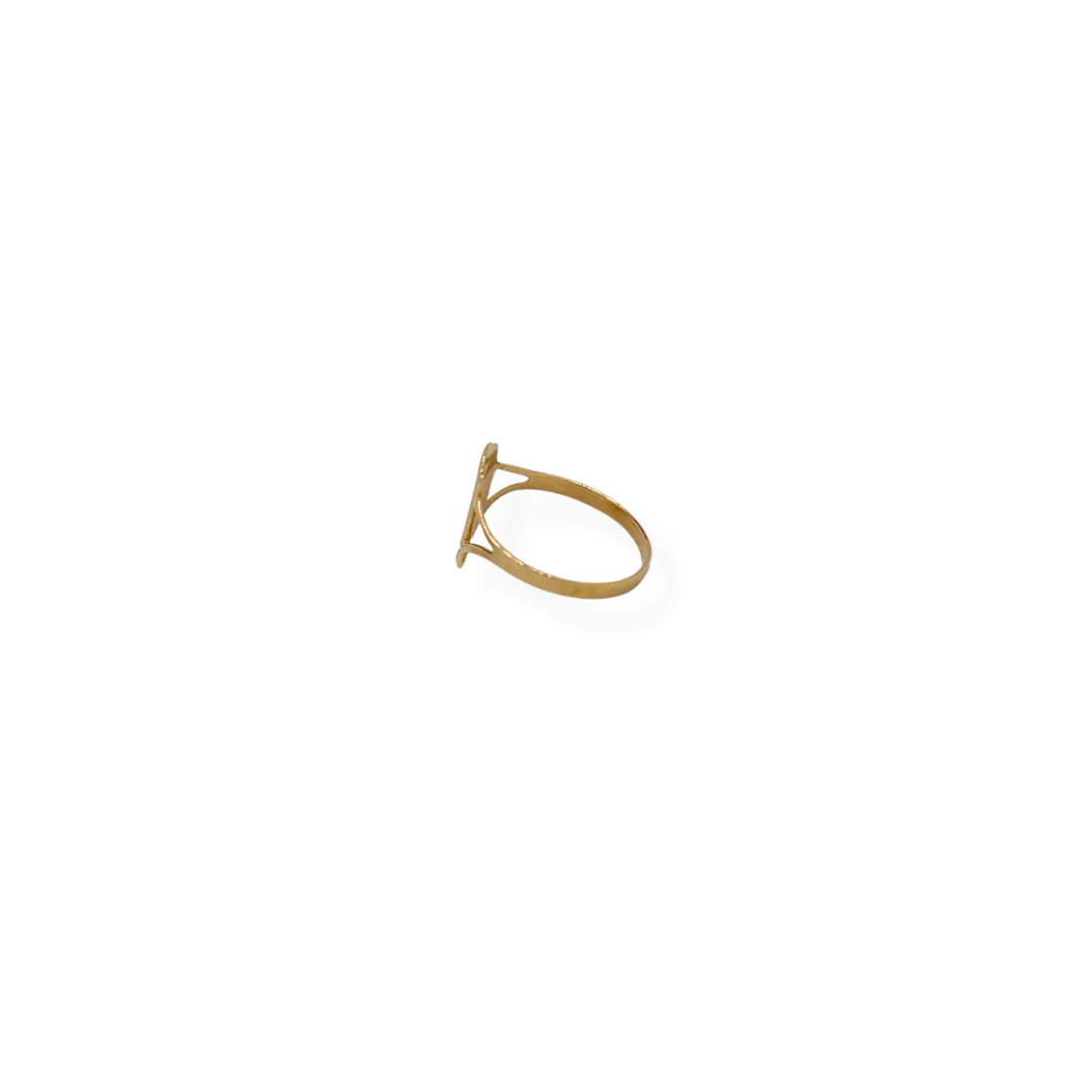 9ct gold signet ring - Image 2