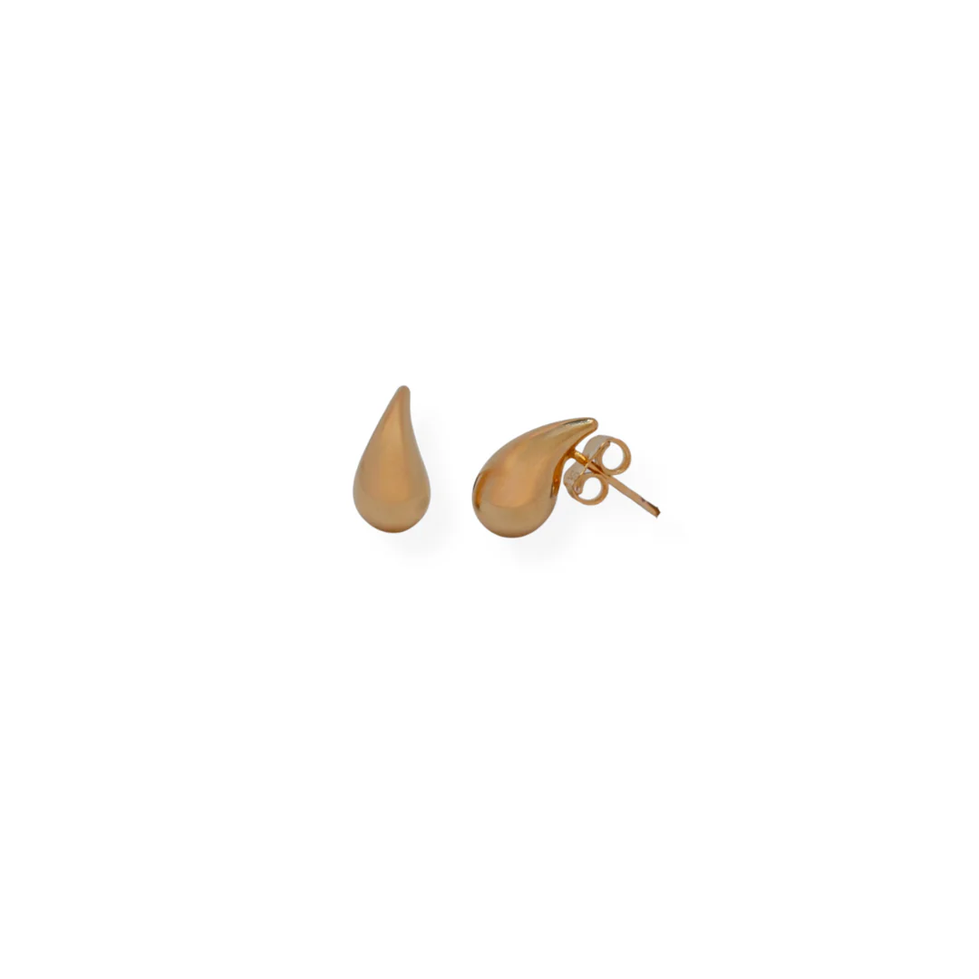9ct gold teardrop earrings