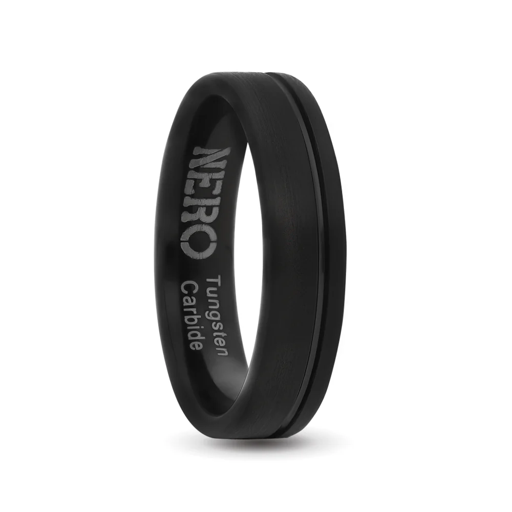 Nero Tungsten black ring