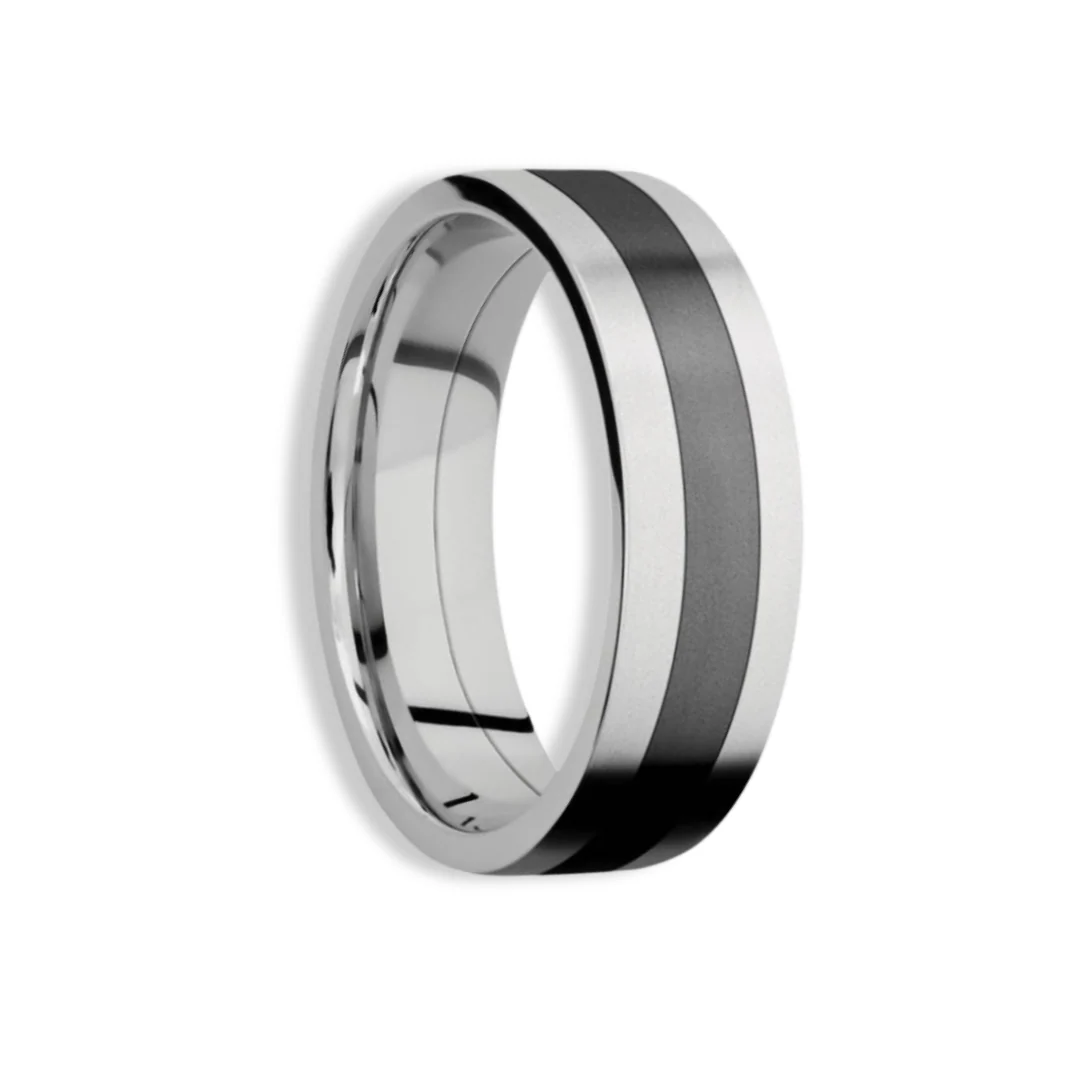 Nero Tungsten black lining ring