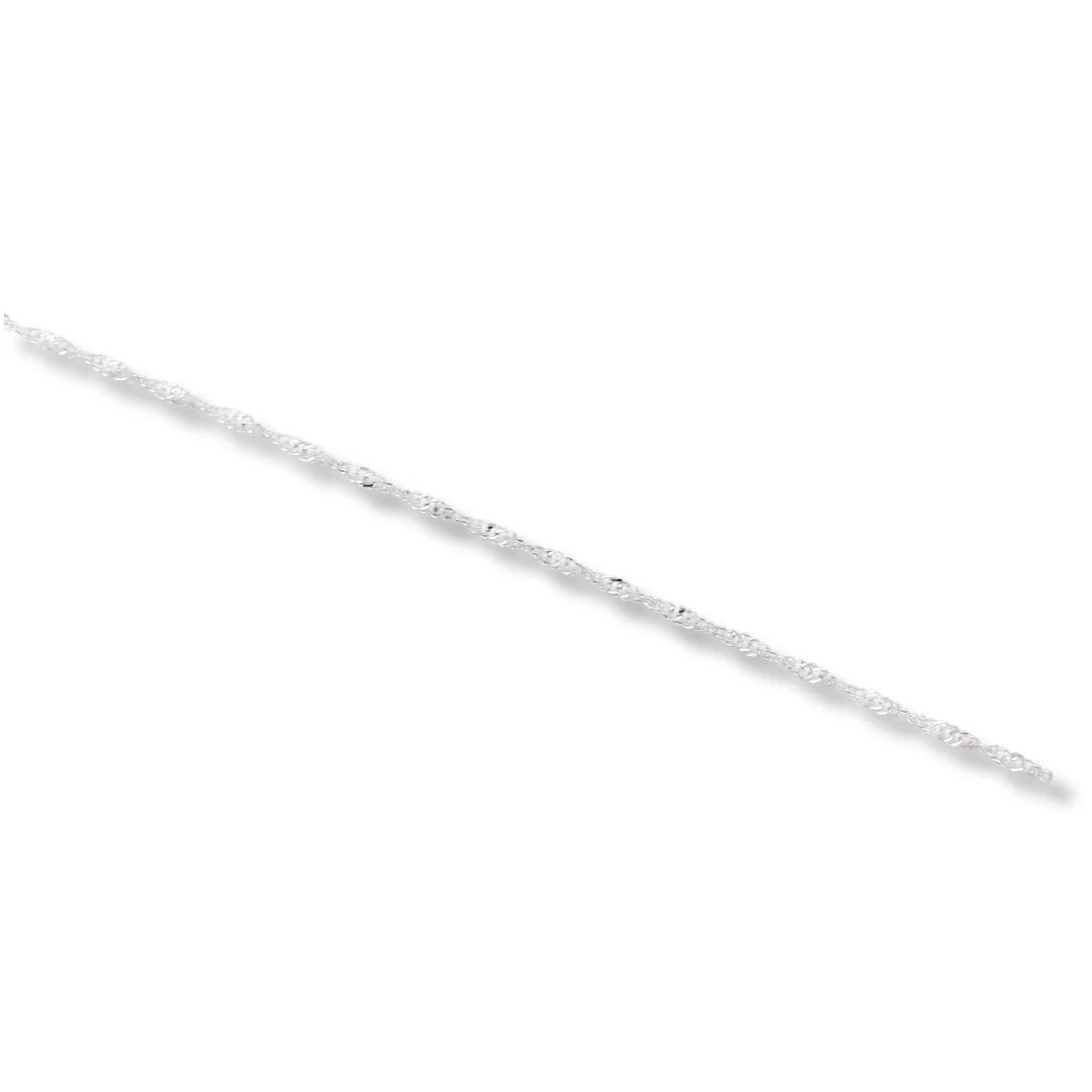 silver anklet