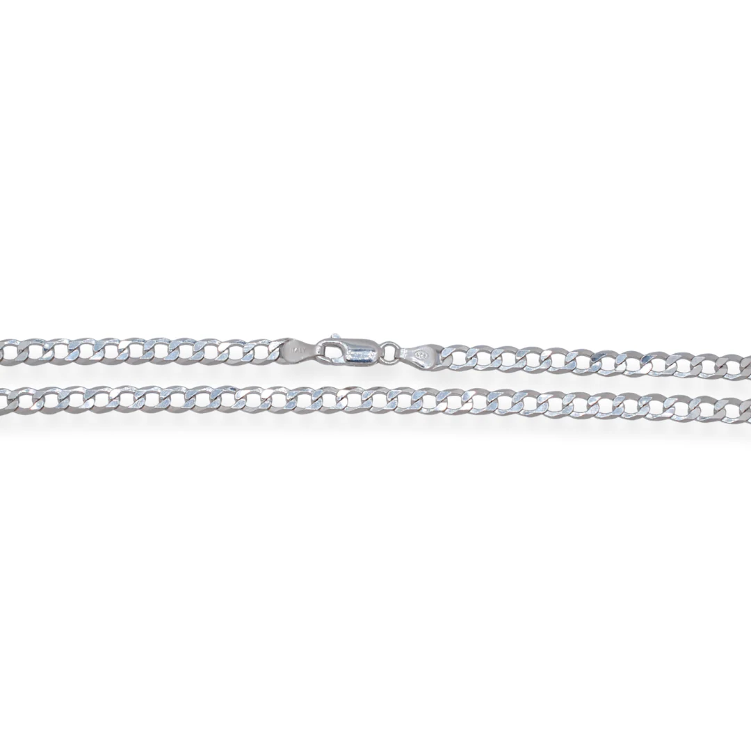 Silver curb chain - Image 2