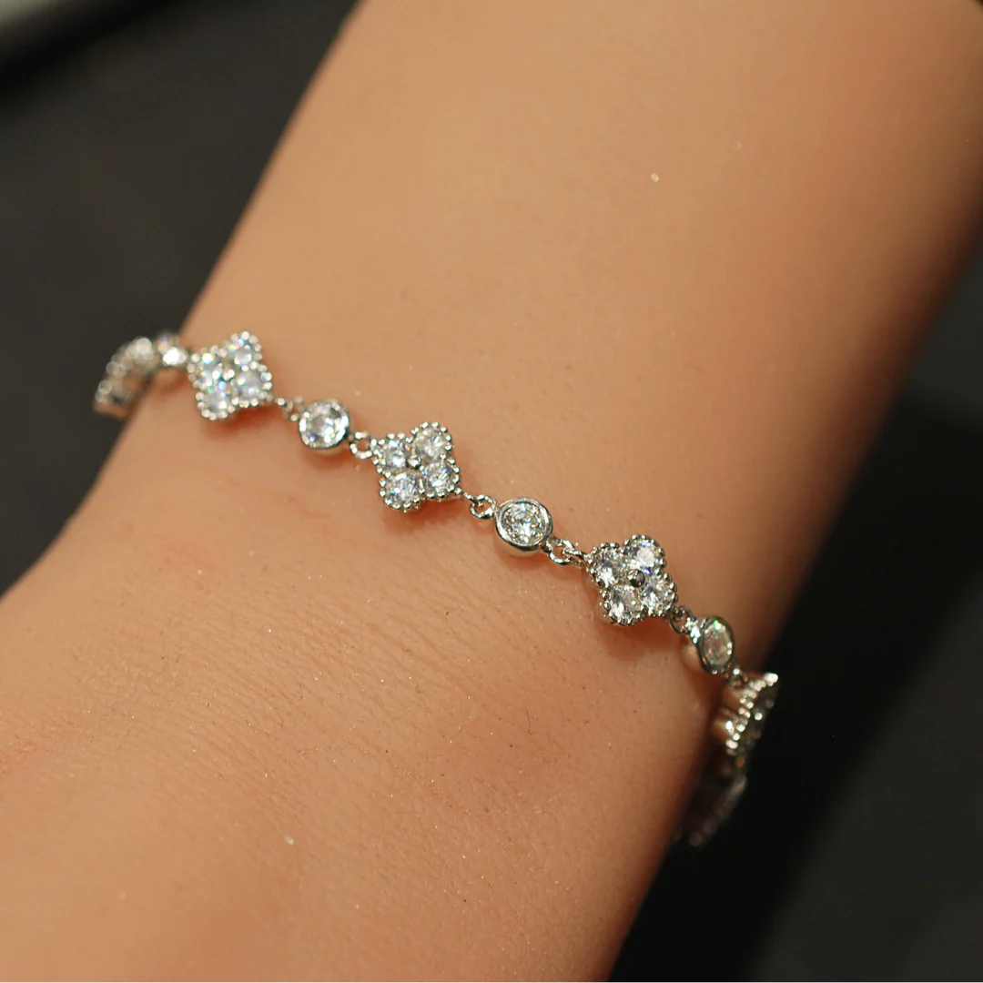 Silver cz bracelet - Image 3