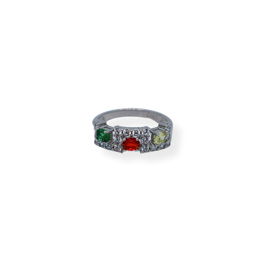 Silver cz ring - Image 2