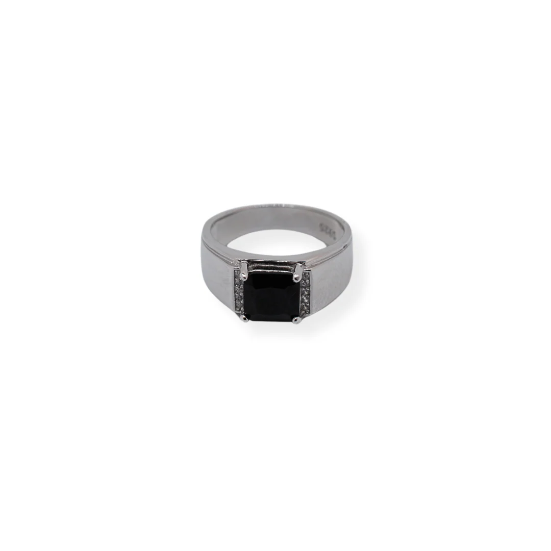 Silver cz ring - Image 2