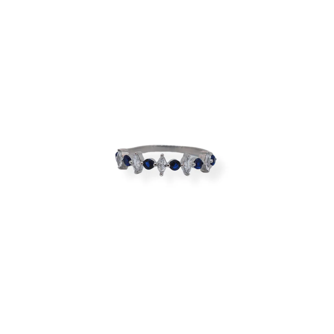 Silver cz ring