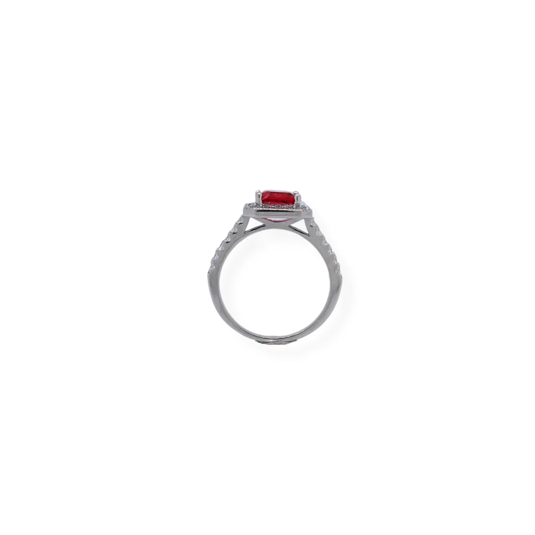 Silver cz ring - Image 2