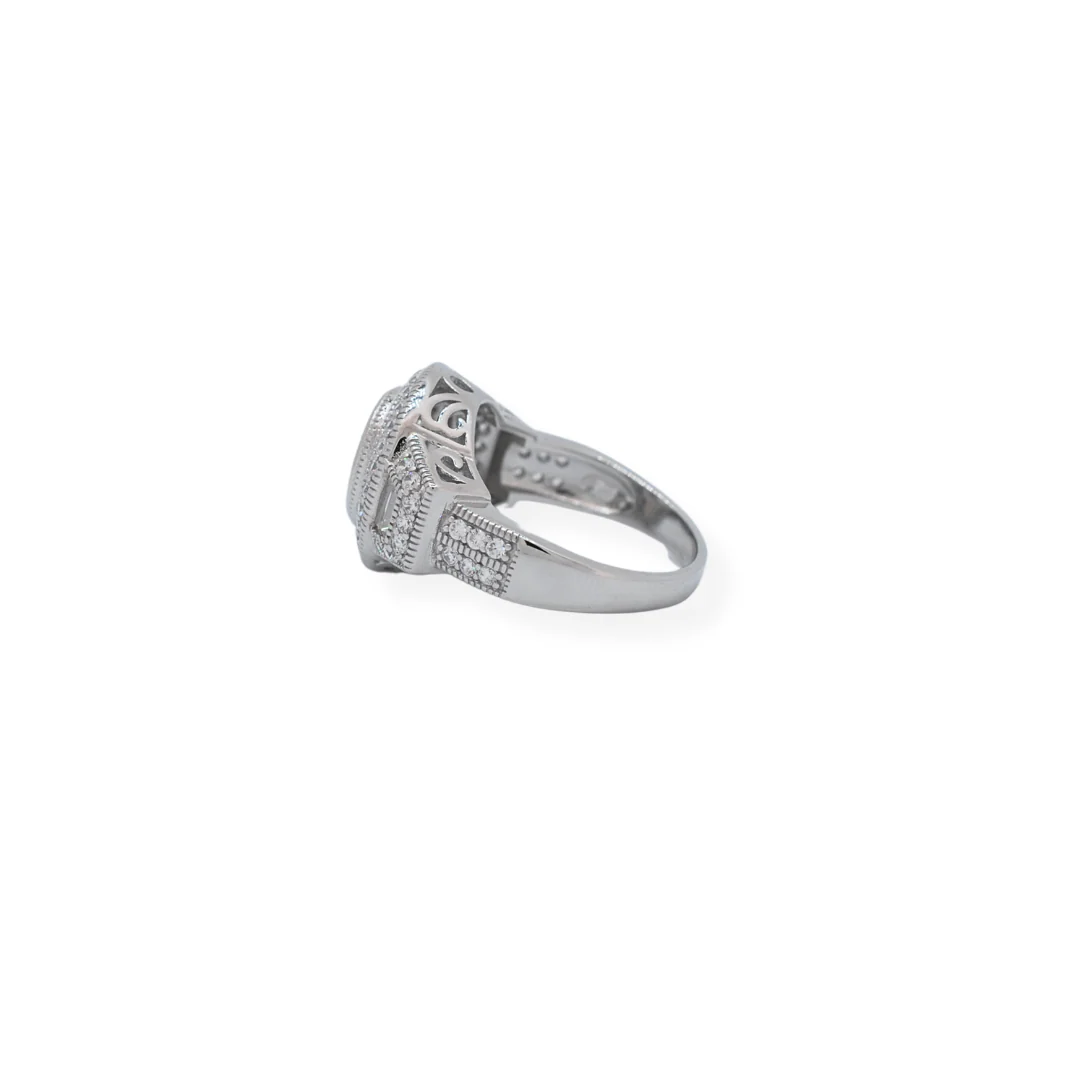Silver cz ring - Image 2