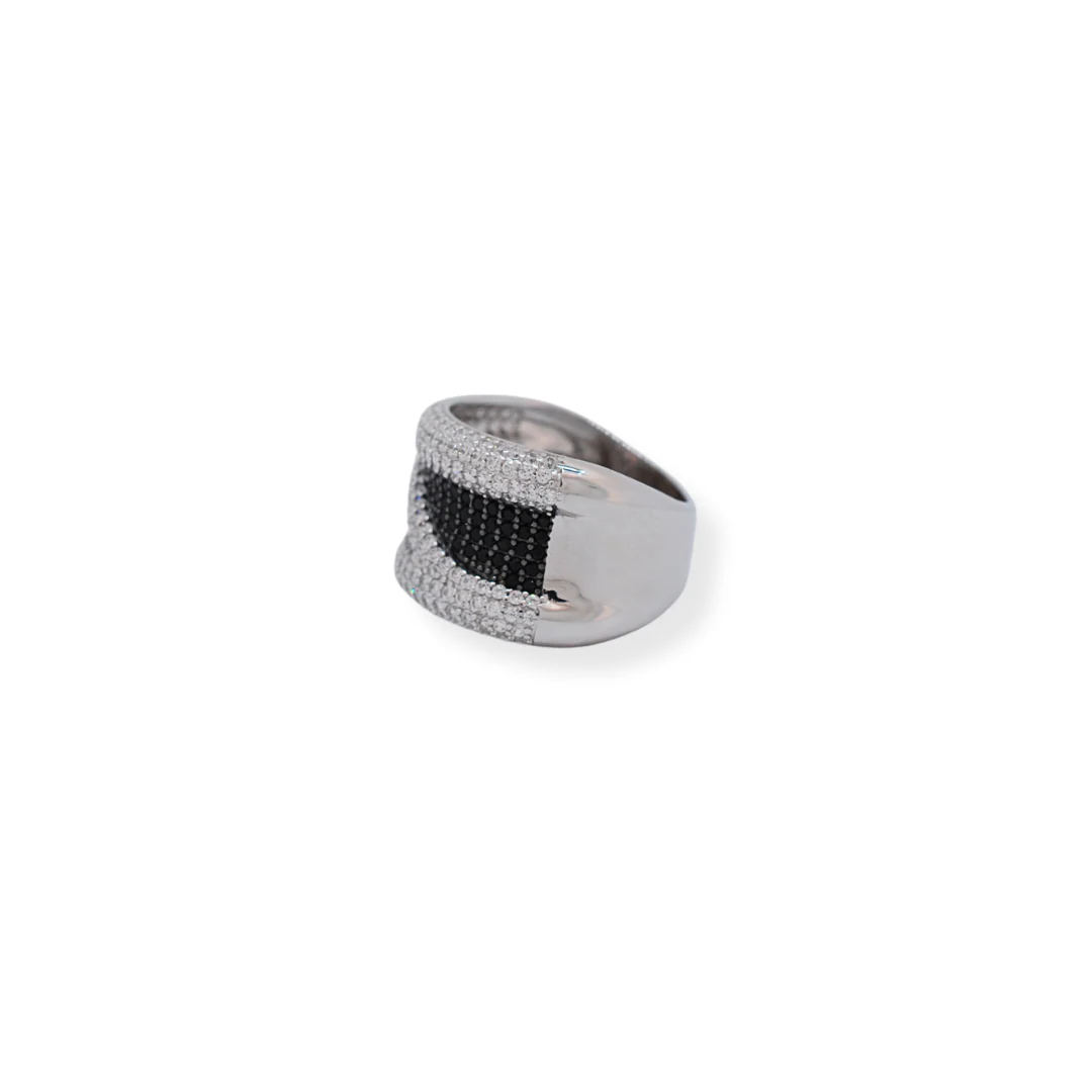 Silver cz ring - Image 2