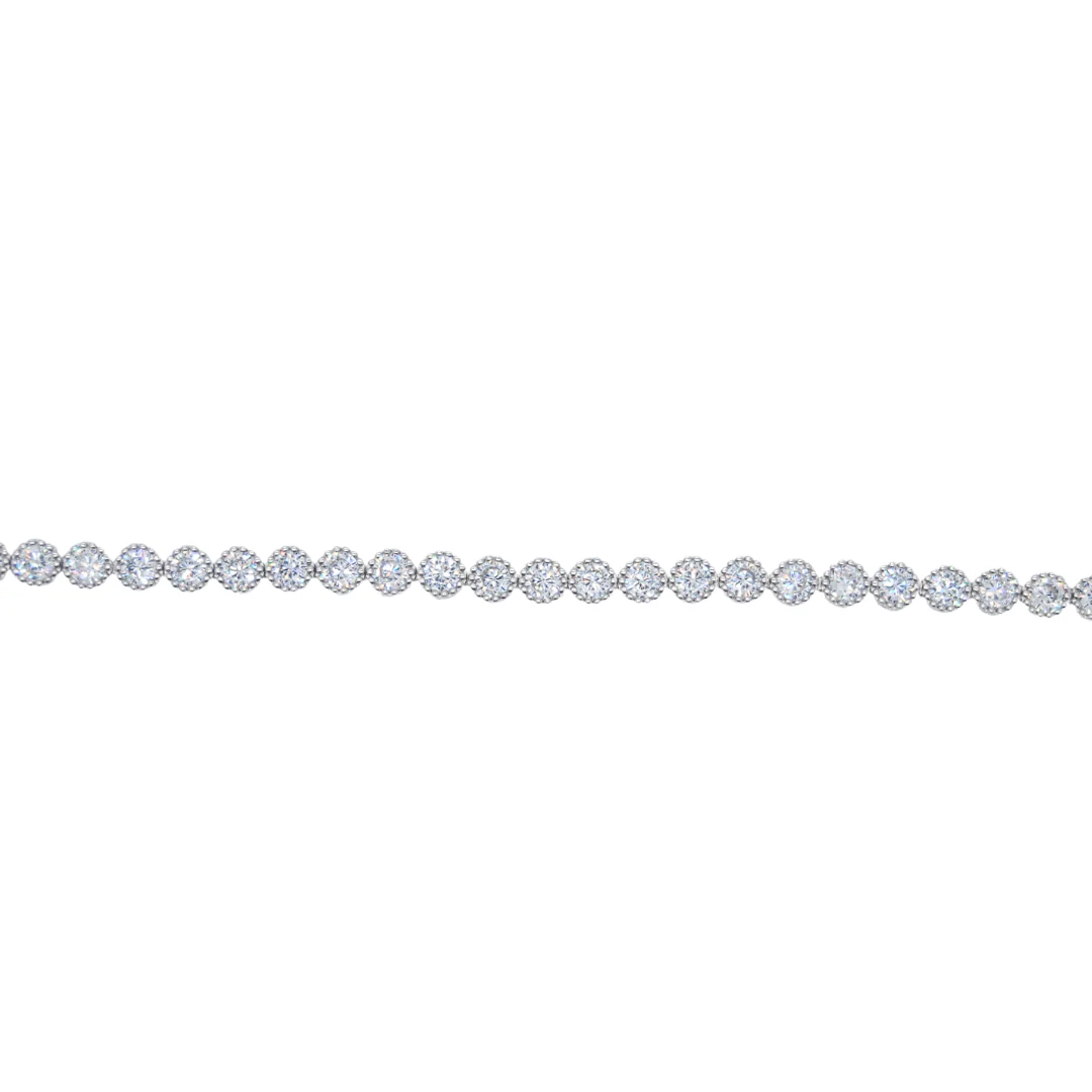Silver cz tennis bracelet - Image 2