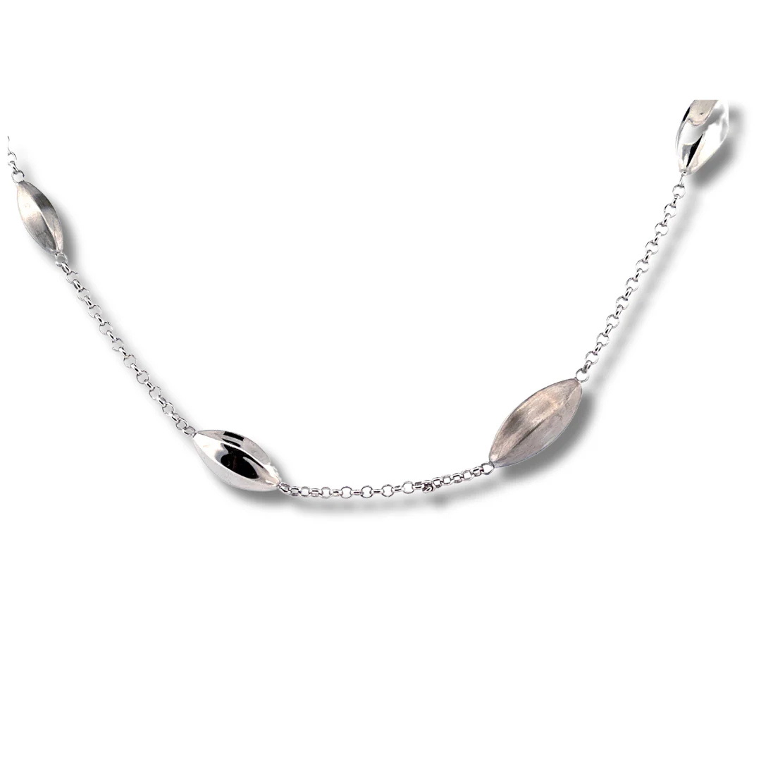silver necklace