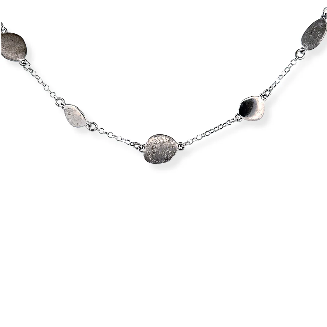 silver necklace