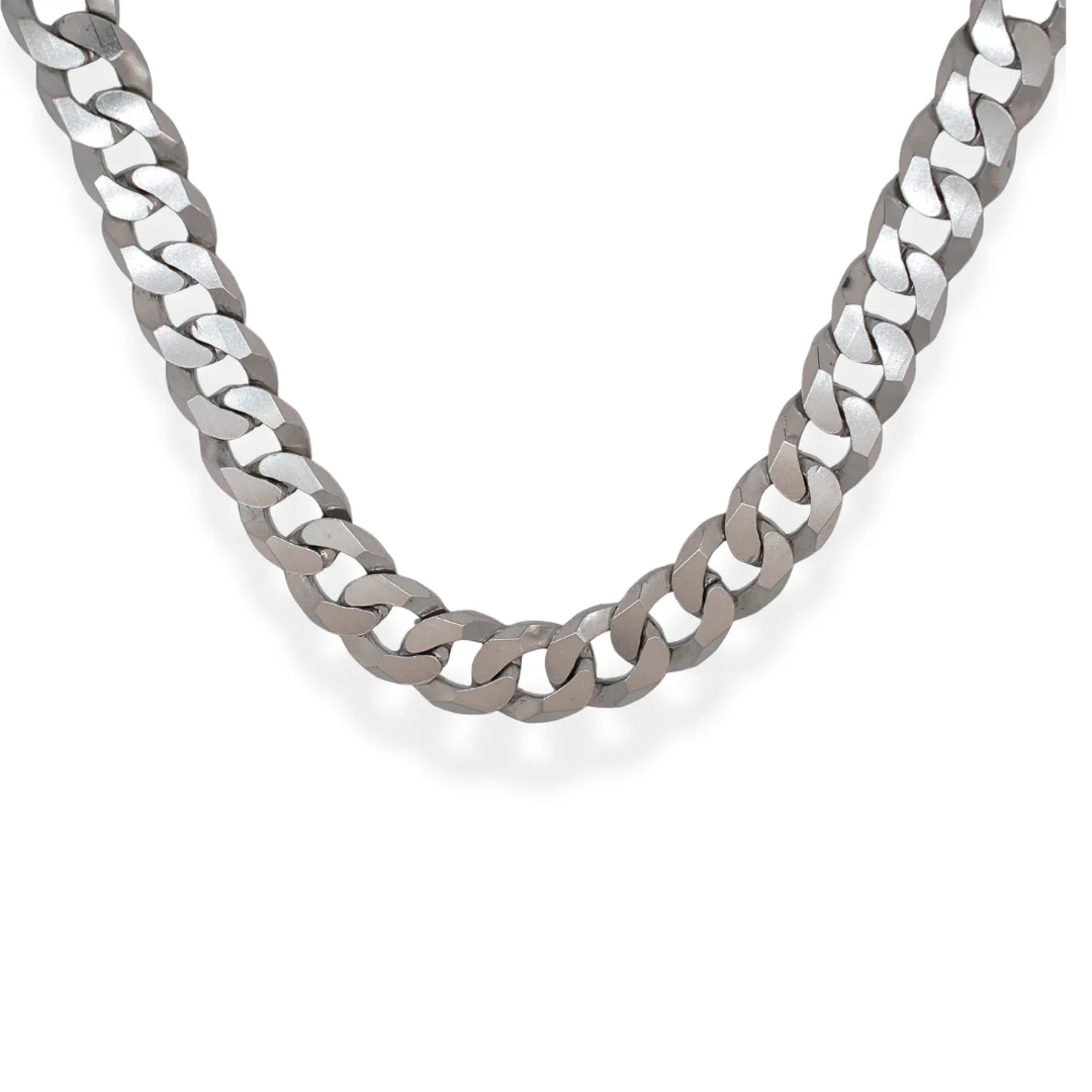 Silver Round Curb chain