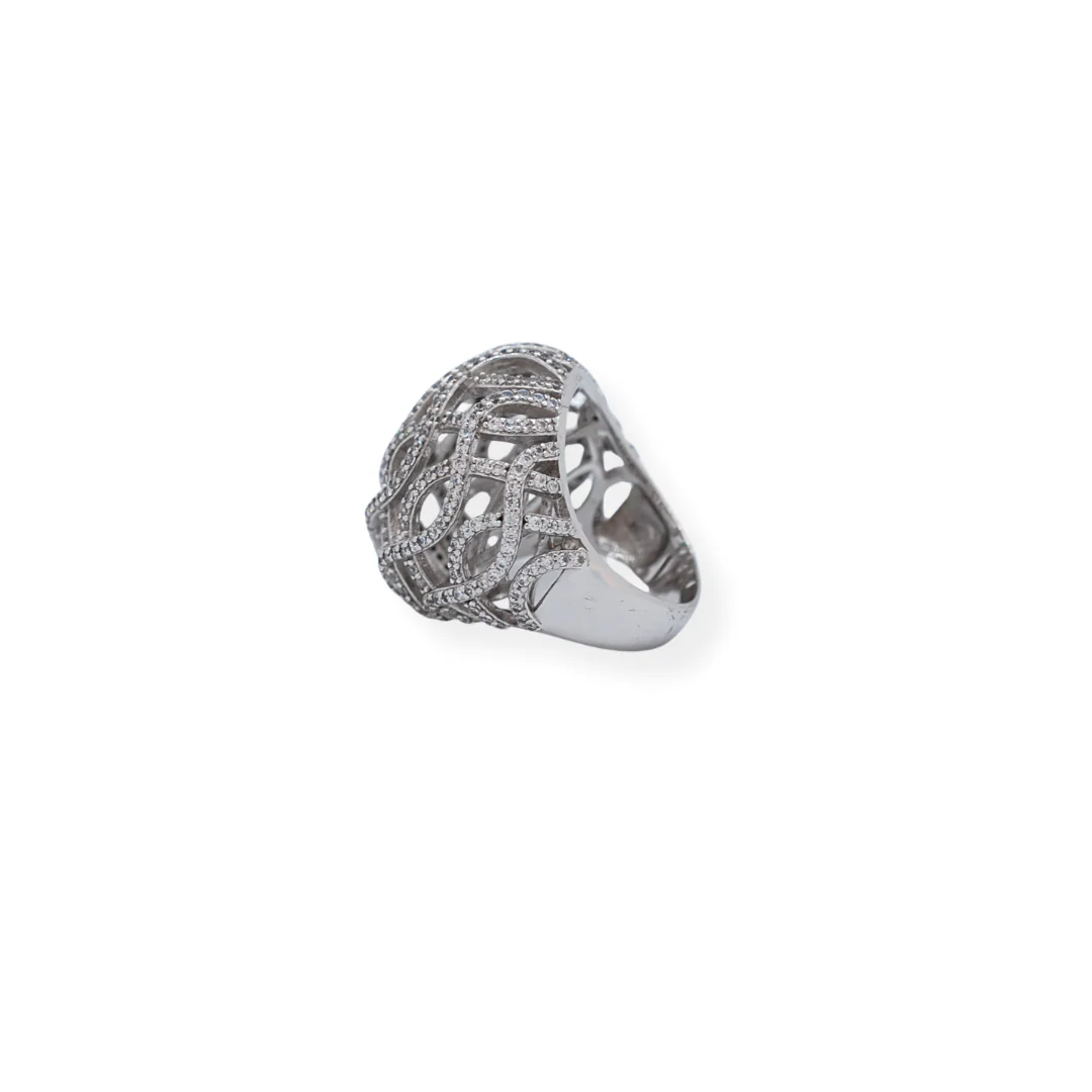 Sterling Silver Cz Ring - Image 2