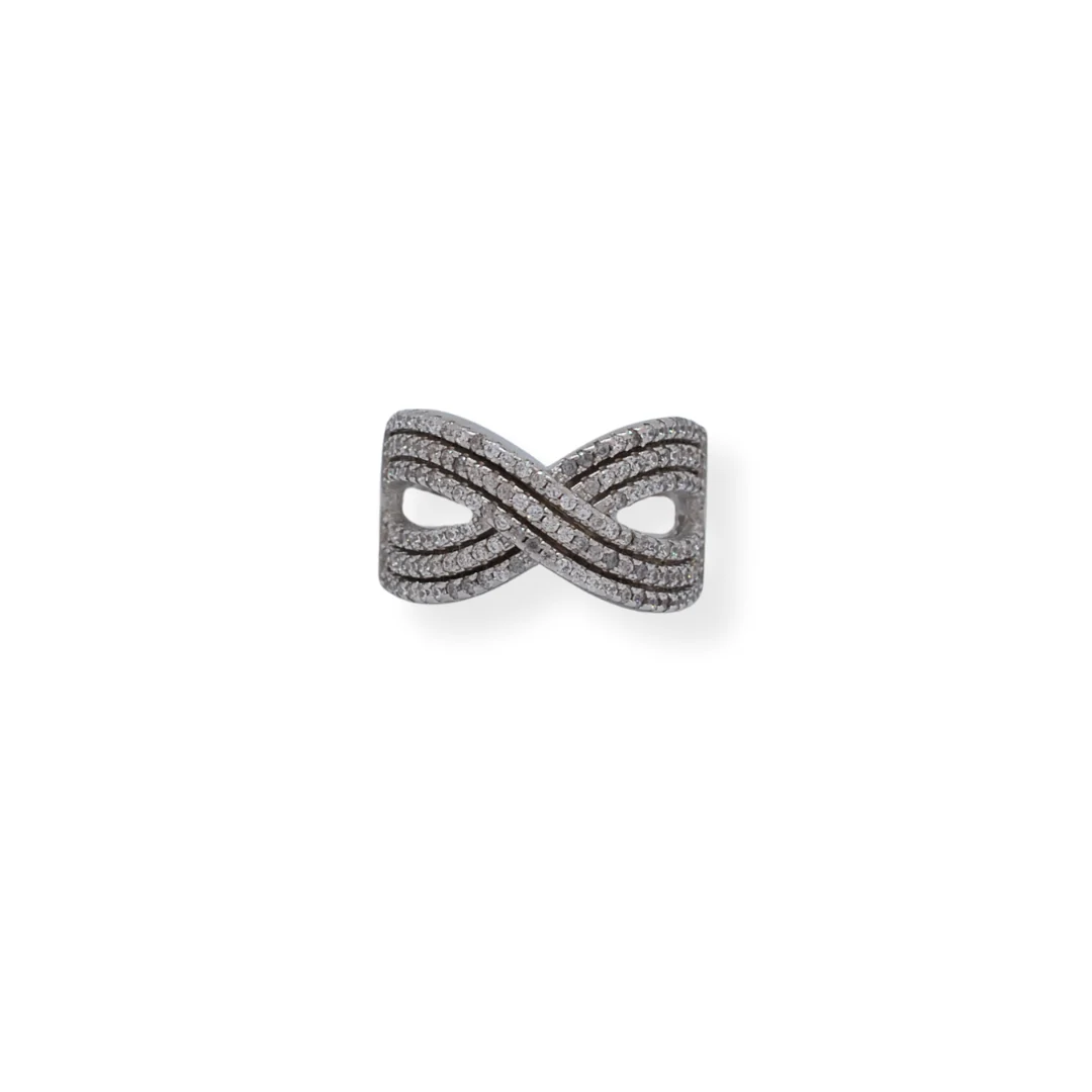 Sterling Silver Cz Ring