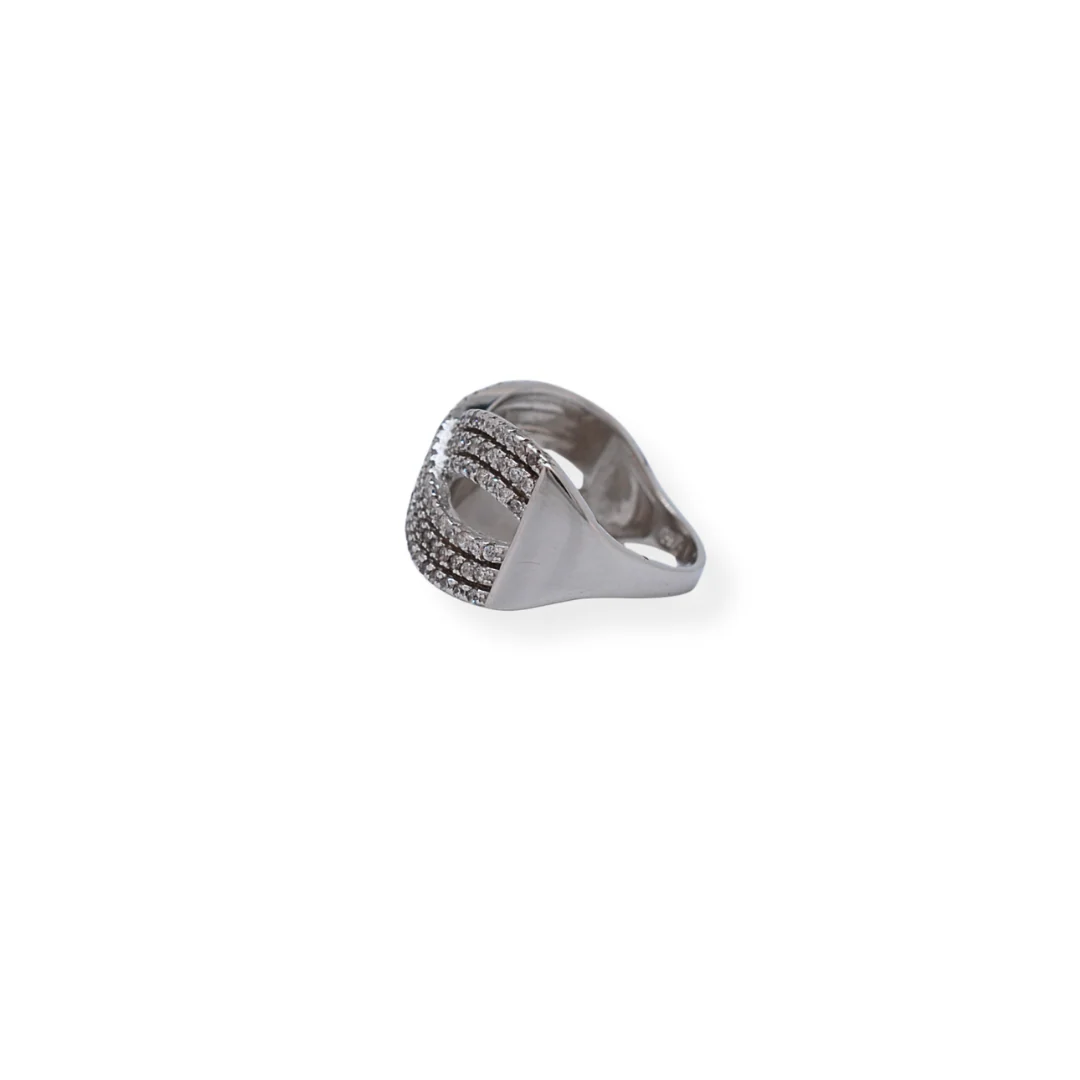 Sterling Silver Cz Ring - Image 2